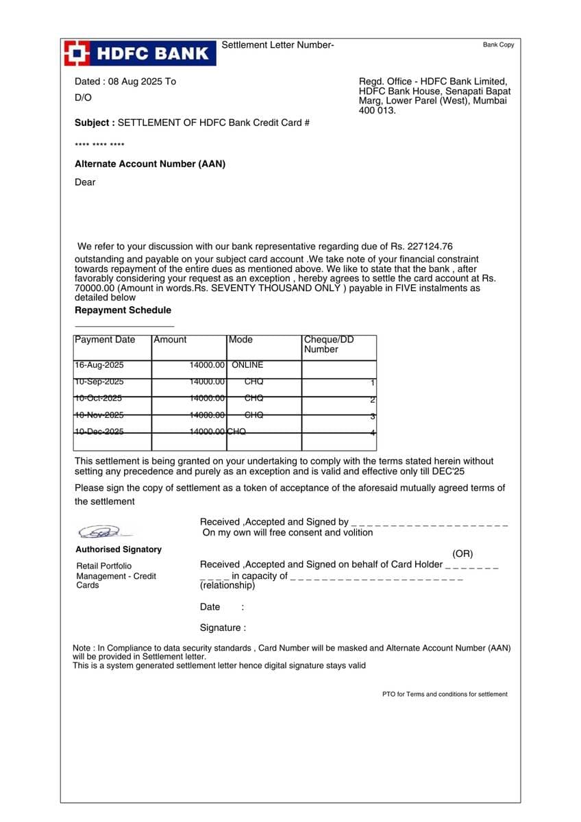 Settlement Letter 10